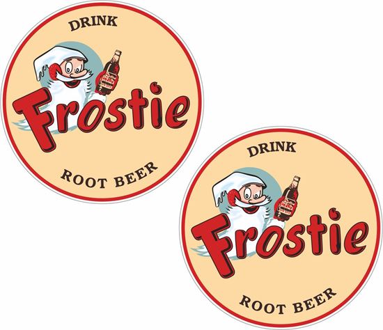 Picture of Frostie Root Beer Decals / Stickers