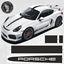 Picture of 981 Cayman GT4  over the top Stripes