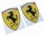 Picture of Ferrari adhesive gel Badges 80mm