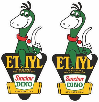 Picture of Sinclair Dino Decals / Stickers