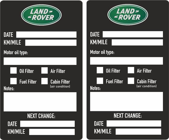 Picture of Land Rover Service Decals / Stickers