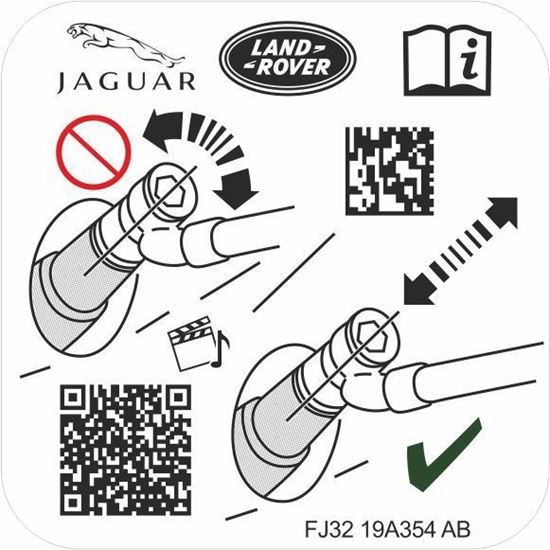 Picture of Land Rover Defender L663 replacement inner door Decal / Sticker