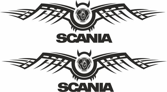 Picture of Scania front or rear panel Decals / Stickers