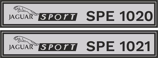 Picture of Jaguar XJS Air Cleaner part number replacement Decals  / Stickers