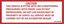 Picture of Jaguar XJS A/C R134 Warning replacement Decal / Sticker