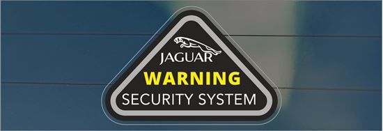 Picture of Jaguar XJS Security System Glass Stickers