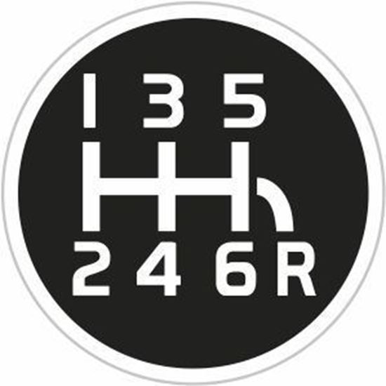 Zen Graphics - Volvo V70R Gear selector replacement Dash Decal / Sticker