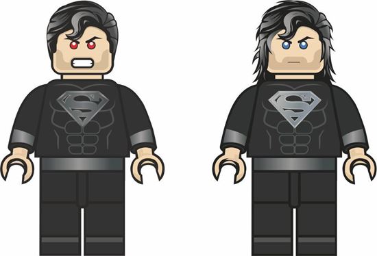 Picture of Lego Men Superman Evil Decals / Stickers