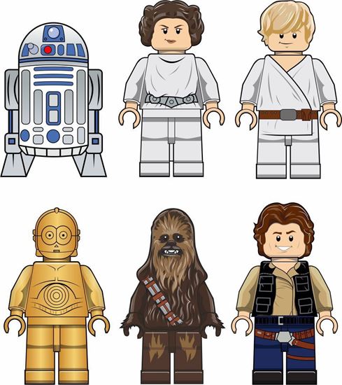 Lego star wars decals sale