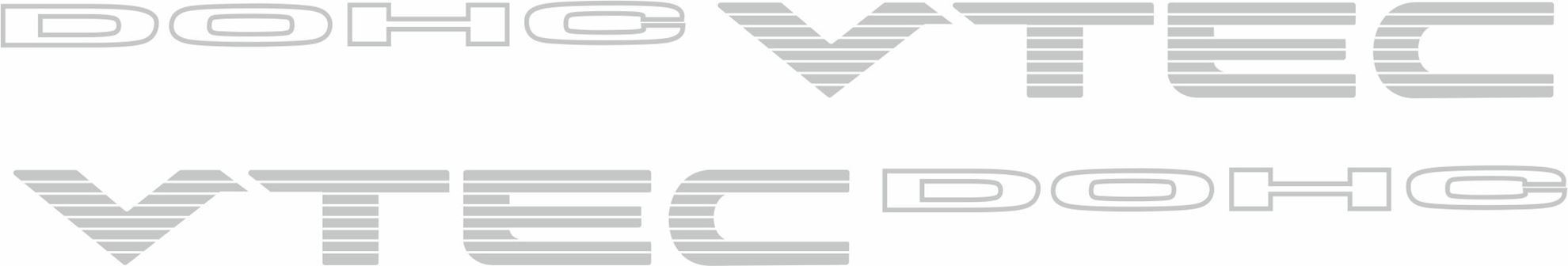 Zen Graphics - DOHC VTEC side Decals / Stickers for Civic EK / Ferio MB3