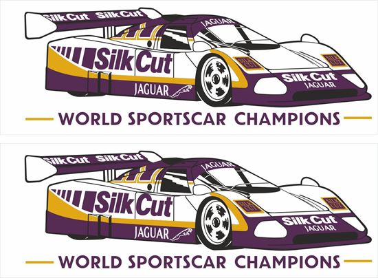 Picture of Silk Cut Jaguar World Sportscar Championship Decals / Stickers