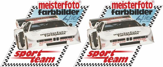 Picture of Meisterfoto Schnitzer BMW M1 Turbo DRM Decals / Stickers