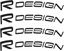 Picture of Volvo R Design Brake Caliper Decals / Stickers