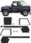 Picture of Defender 90 60th Anniversary SVX soft top side and Bonnet Graphics / Stickers