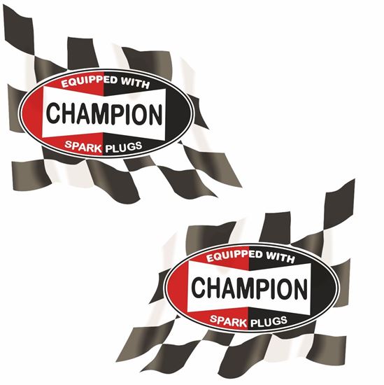 Picture of Champion Spark Plugs Decals / Stickers