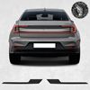 Picture of rear lower fog light De Chrome to fit Polestar 2 model pre cut Vinyl overlays