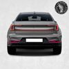Picture of rear lower fog light De Chrome to fit Polestar 2 model pre cut Vinyl overlays