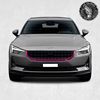 Picture of front Grille De Chrome pre cut Vinyl overlay to fit Polestar 2 model