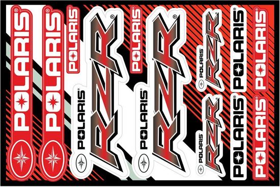 Picture of Polaris RZR Sticker Sheet