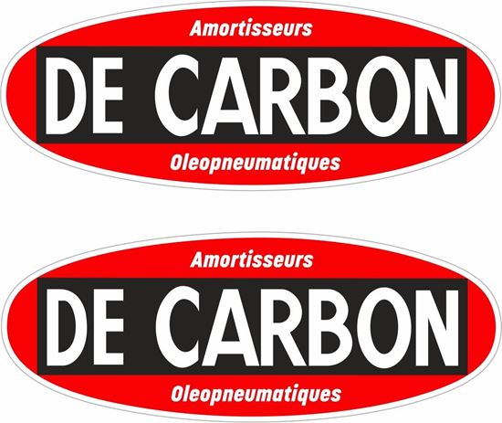 Picture of De Carbon Delco Suspension Decals / Stickers