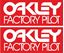 Picture of Oakley Factory Pilot Decals / Stickers