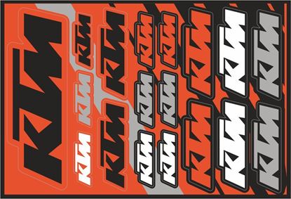 Picture of KTM Sticker Sheet