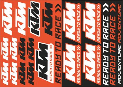 Picture of KTM Ready to race Sticker Sheet