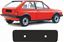 Picture of VW Polo MK2 Coupe S G40 / GT Tailgate Recess Vinyl / Sticker