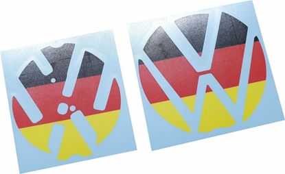 Picture of Golf MK7 front and rear Badge underlay Decals / Stickers