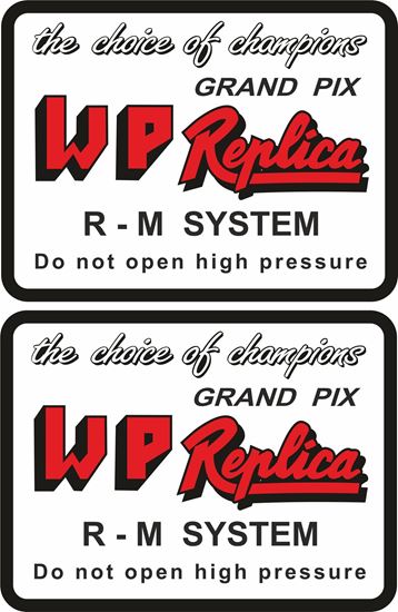 Picture of WP Replica Gas / Air Shocks Decals / Stickers