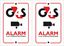 Picture of G4S Alarm Live Video Streaming Decals / Stickers