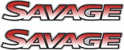 Picture of Savage Mercury replacement Decals  / Stickers