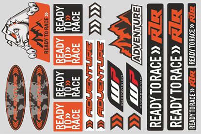 Picture of Ready to Race Sticker Sheet for KTM