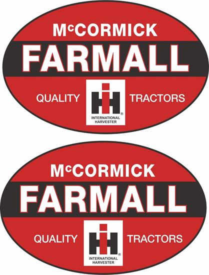 Picture of McCormick Farmall Tractors Stickers / Decals