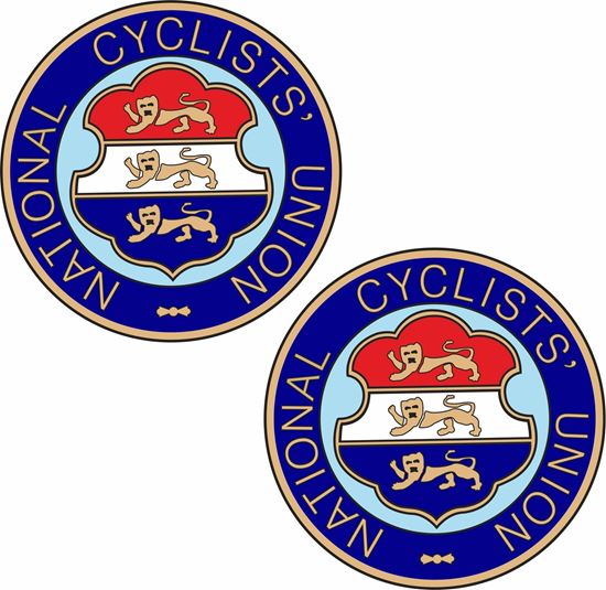 Picture of National Cyclists Union Decals / Stickers