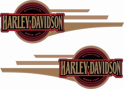 Picture of Harley Davidson Softail Decals / Stickers