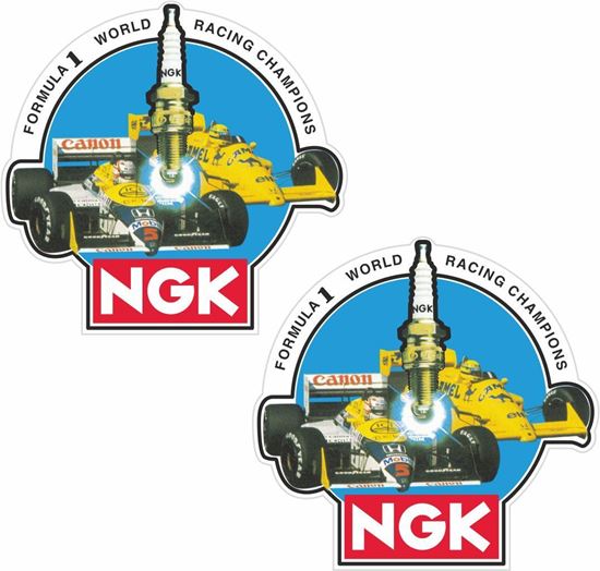 Picture of NGK Plus Williams Camel Lotus F1 1987 Decals / Stickers