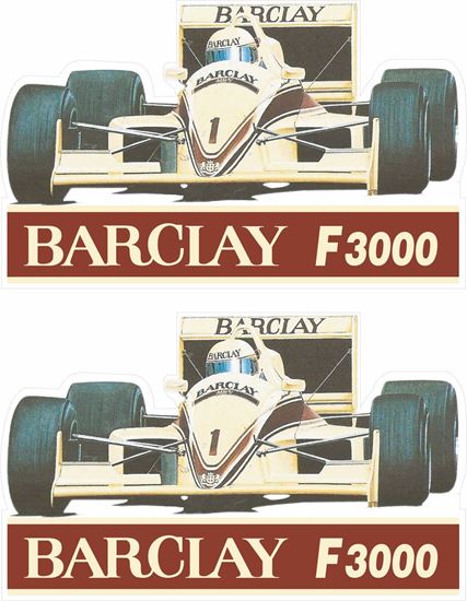 Picture of Team Barclay F3000 Team 1991 Decals / Stickers