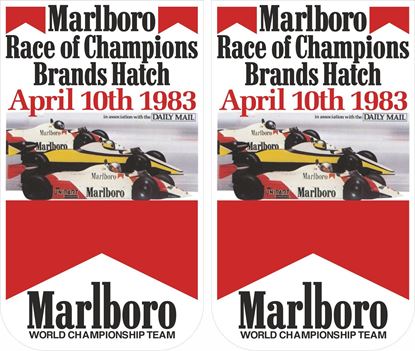 Picture of Marlboro race of champions brands Hatch 1983 Decals / Stickers