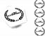 Picture of AC schnitzer Alloy Wheel centre cap replacement Decals / Stickers