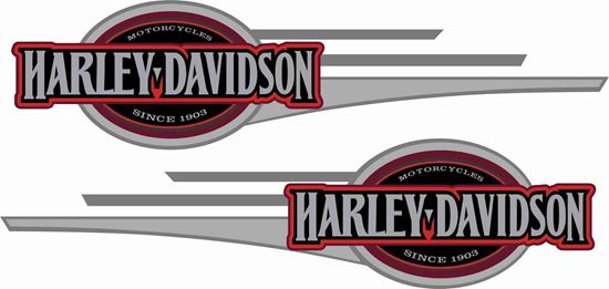 Picture of Harley Davidson Softail Decals / Stickers