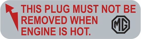 Picture of MG Radiator Shroud Decal / Sticker