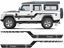 Picture of Defender 110 County side Stripes / Stickers