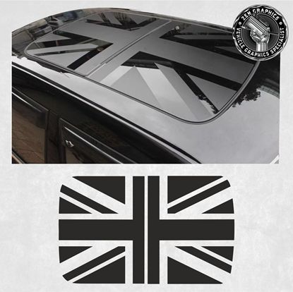 Picture of Mini R55 / R56 / R60  LCi Panoramic Glass Union Jack roof Graphic