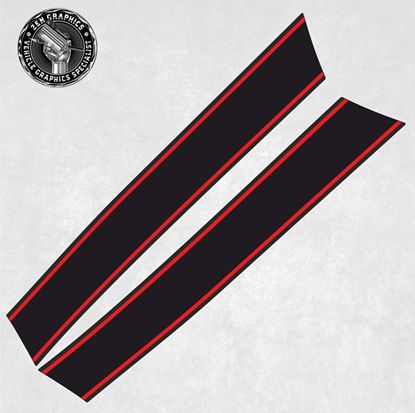 Picture of Mini R55 / R56 / R57 / R58 / R59 LCi Bonnet Stripes