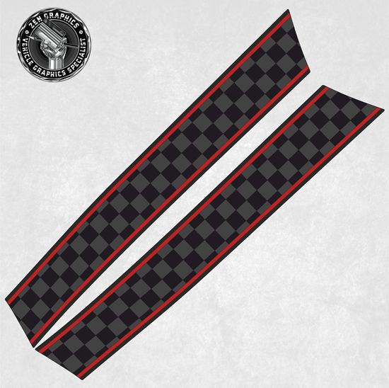 Picture of Mini R55 / R56 / R57 / R58 / R59 LCi Bonnet Stripes