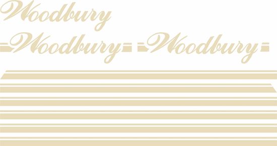 Picture of Mini Woodbury replacement side & rear  Decals and Stripes
