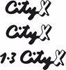 Picture of Austin Metro City X replacement side & rear Decals / Stickers