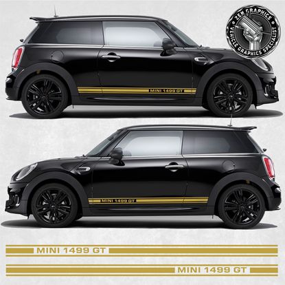Picture of Mini F55 / F56 / F57 1499 GT side Stripes / Stickers