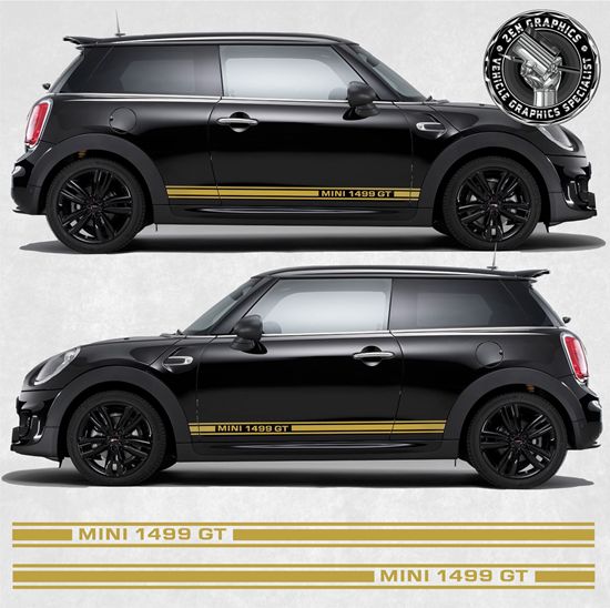 Picture of Mini F55 / F56 / F57 1499 GT side Stripes / Stickers